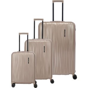Travelite Barbara Novelty 4 roulettes Set de valises 3 pièces avec soufflet d'extension