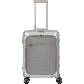 Travelite Valise cabine Next à 4 roues en Aluminium, 55 cm, compartiment pour ordinateur portable
