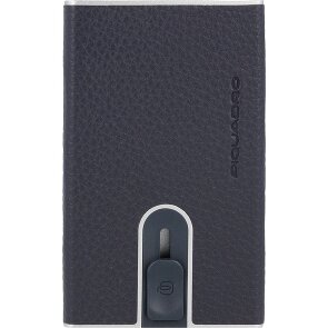 Piquadro Modus Étui pour cartes de crédit Protection RFID Cuir véritable 6 cm
