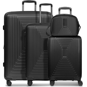 Redolz Essentials 14 Set de valises à 4 roulettes + Beautycase 4 pcs. avec soufflet extensible