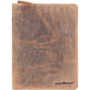 Greenburry Porte-bloc vintage en cuir 24 cm