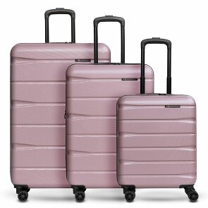 Franky Munich 4.0 Set de valises à 4 roulettes 3 pièces avec soufflet extensible