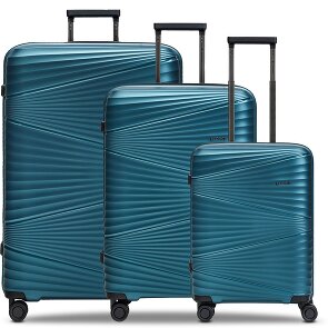 Pactastic Collection 02 THE THREE SET 4 roulettes Set de valises 3 pièces