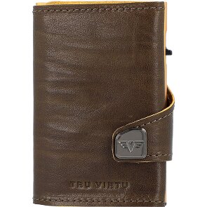 Tru Virtu Click & Slide Porte-cartes de crédit RFID en cuir 6,5 cm