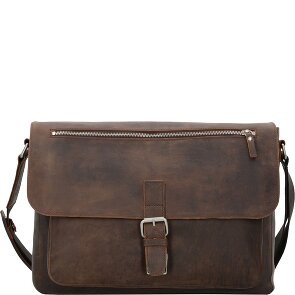 Leonhard Heyden Salisbury Messenger en cuir, 40 cm, compartiment pour ordinateur portable
