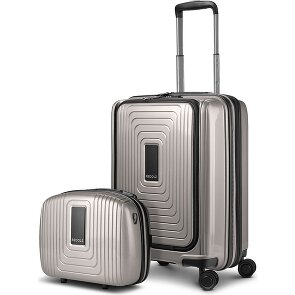 Redolz Essentials 14 Set de valises 2 pcs. trolley cabine avec soufflet extensible + beautycase
