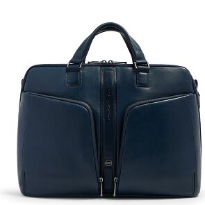 Piquadro Victor Attaché-case Protection RFID Cuir véritable 43 cm Compartiment ordinateur