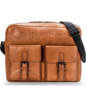 Farmhood Memphis Porte-documents Messenger Cuir 38 cm Compartiment pour ordinateur portable