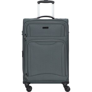 d&n Travel Line 9204 4 roues Valise cabine M 66 cm avec soufflet d'extension