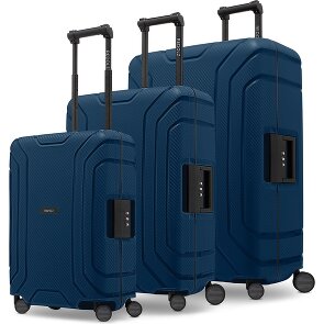 Redolz Essentials 15 Set de valises à 4 roulettes 3 pièces avec fermeture à trois points