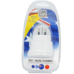 Go Travel Adaptateur de voyage Europe-Australie