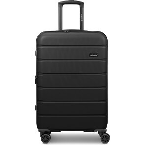 Saxoline Miami 4 roues Valise cabine M 65 cm avec soufflet d'extension