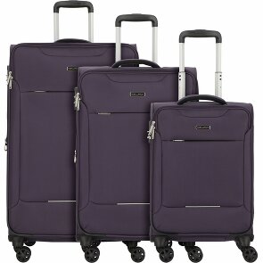 Worldpack Victoria Set de valises à 4 roulettes 3 pièces avec soufflet d'extension