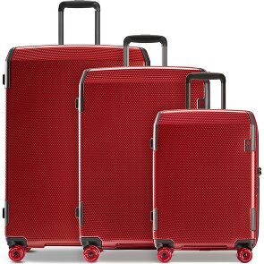 Echolac Logic Pro 4 roulettes Set de valises 3 pièces avec soufflet d'extension