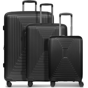 Redolz Essentials 14 4 roulettes Set de valises 3 pièces avec soufflet d'extension