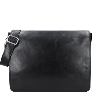 Leonhard Heyden Cambridge Messenger en cuir, 38 cm, compartiment pour ordinateur portable