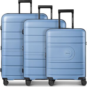 Redolz Essentials 11 4 roues Set de valises 3 pièces avec soufflet d'extension