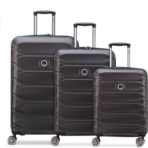 Delsey Paris Meteor 4 roulettes Set de valises 3 pièces avec soufflet d'extension