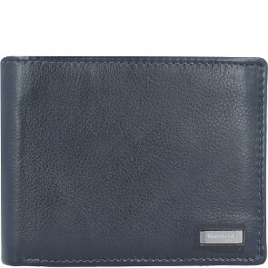 Greenland Nature Black Nappa Porte-monnaie en cuir RFID 12 cm