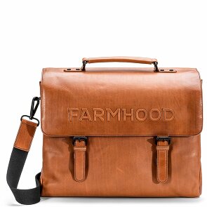 Farmhood Porte-documents Memphis XXL 3 compartiments cuir 39 cm