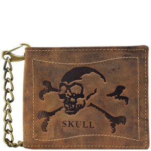 Greenburry Porte-monnaie Vintage Skull en cuir 12 cm
