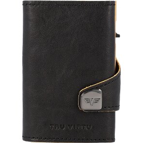 Tru Virtu Click & Slide Porte-cartes de crédit RFID en cuir 6,5 cm