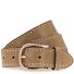  Ceinture à rivets Cuir Modéle camel | 105 cm