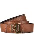  Ceinture réversible Cuir Modéle lauren tan dark brown | 105 cm