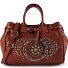  Rossella Sac à main Cuir véritable 26 cm Modéle cognac