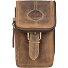  Sac banane vintage en cuir 10 cm Modéle save brown