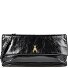  Sac à bandoulière Cuir véritable 32 cm Modéle crinkle black