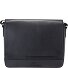  Manciano Nevio Besace Cuir véritable 34 cm Compartiment ordinateur Modéle black