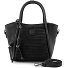  Layer Mini sac à bandoulière Cuir véritable 17 cm Modéle black