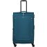  Umbria 4 roulettes Trolley L 77 cm avec soufflet d'extension Modéle petrol