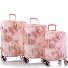  Black Camo 4 roulettes Set de valises 3 pièces avec soufflet d'extension Modéle rose
