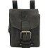  Sac banane vintage en cuir 15 cm Modéle charcoal