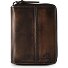  Destressed Porte-monnaie Protection RFID Cuir 10.5 cm Modéle teak brown