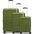  Travel Line 4700 4 roulettes Set de valises 3 pièces avec soufflet d'extension Modéle olive green
