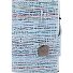  Click & Slide Porte-cartes de crédit RFID en cuir 6,5 cm Modéle blue-silver