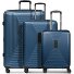  Essentials 14 4 roulettes Set de valises 3 pièces avec soufflet d'extension Modéle dark blue metallic