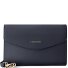  Bologna Leather Clutch Sac à bandoulière en cuir 23 cm Modéle navy