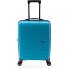  1700 4 roulettes Trolley de cabine 55 cm avec soufflet d'extension Modéle turquoise
