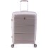  0800 4 roulettes Trolley 65 cm avec soufflet d'extension Modéle beige