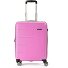  Future Plus 4 roulettes Trolley de cabine 55 cm avec soufflet d'extension Modéle rosa