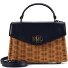  Farrah Sac à main 19.5 cm Modéle light walnut  refined navy