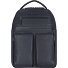  Paavo Sac à dos professionnel Cuir 42 cm Compartiment pour ordinateur portable Modéle night blue
