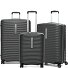  Vega 4 roulettes Set de valises 3 pièces avec soufflet d'extension Modéle anthracite