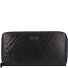  Donna Aurona Porte-monnaie RFID en cuir 19 cm Modéle schwarz