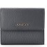  Bologna Leather Porte-monnaie Cuir véritable 12 cm Modéle grey