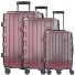  Galatea Set de valises à 4 roulettes 3pcs Modéle rot